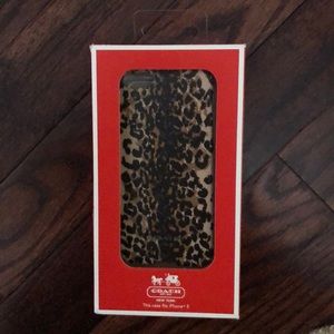 Coach cheetah case for iPhone 5 🐾